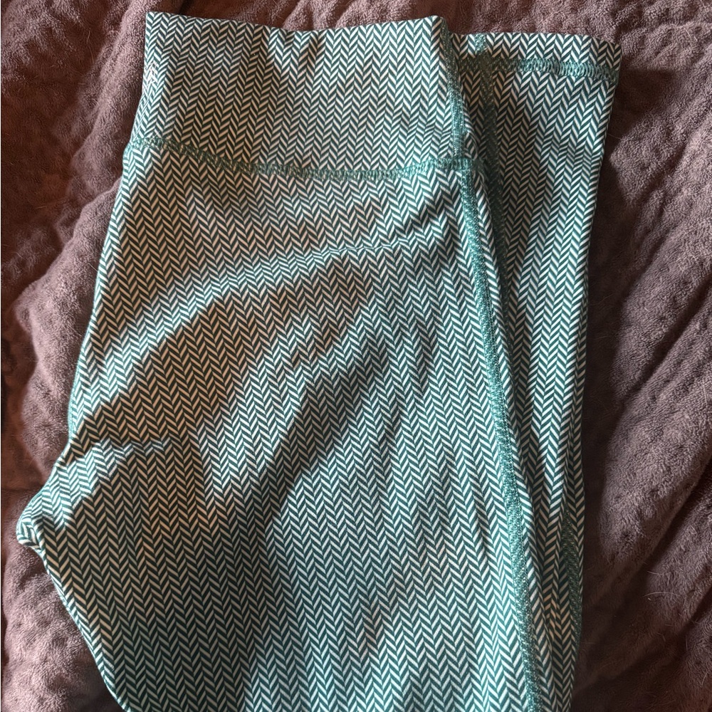Turquoise Fleo leggings